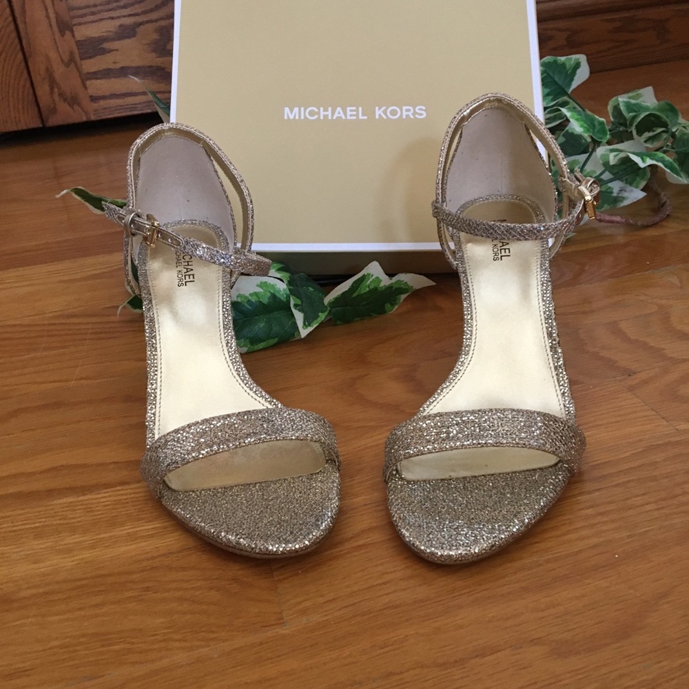 Michael Michael Kors Glitter Dress Heels 8M NWT - Picture 4 of 8